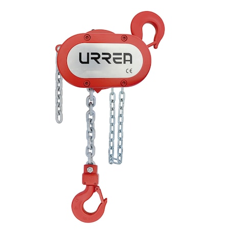 Urrea Heavy duty chain hoist with 1 load cain fall 2204lb 46301